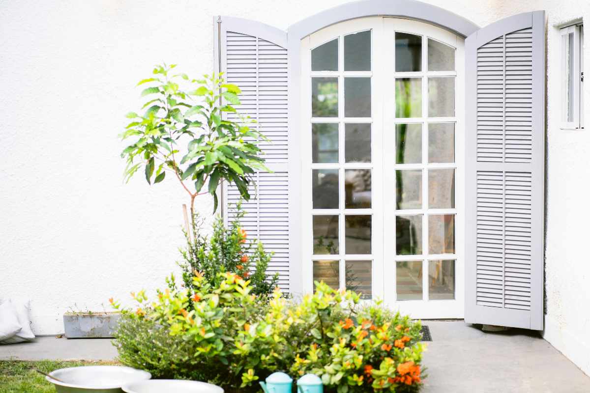 Exterior wood shutters